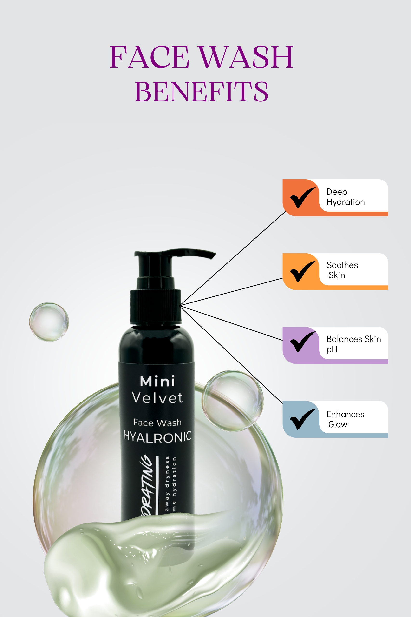 Hyaluronic Face Wash - Image 2